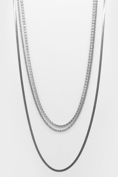 Stella + Gemma 3 Layer Necklace-accessories-Hello Cyril.
