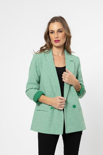 Billie The Label Houndstooth Dylan Blazer-hc-shop-by-style-Hello Cyril.