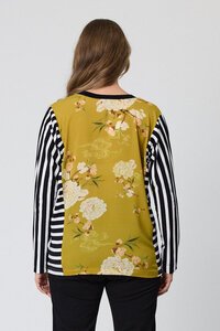 Democracy Ivy Side Stripe Top