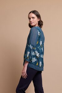 Memo Relaxed  Balloon Sleeve Top