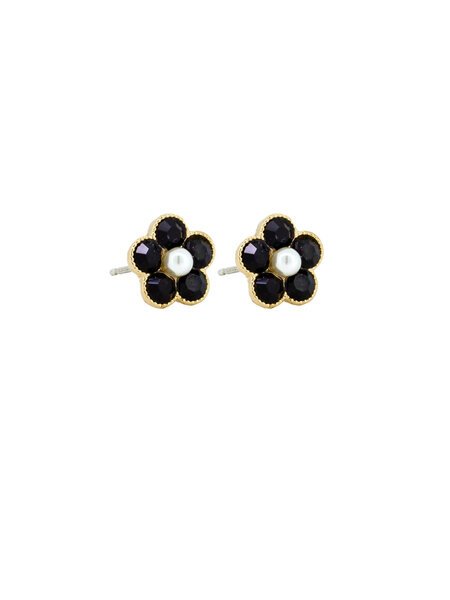 Tiger Tree Crystal & Pearl Flower Earring-gift-guide-Hello Cyril.