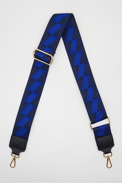 Stella + Gemma Block Pattern Bag Strap-accessories-Hello Cyril.