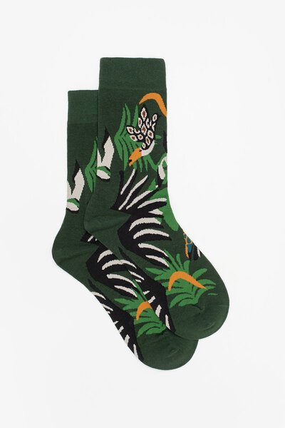 Antler In The Jungle Sock-hc-shop-by-style-Hello Cyril.