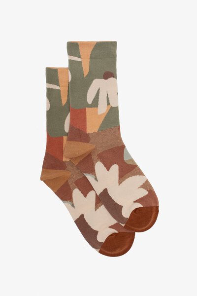 Antler Organic Floral Sock-hc-shop-by-style-Hello Cyril.