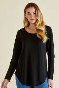 Betty Basics Megan Long Sleeve Top