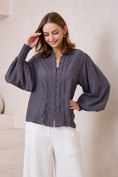 Iris Maxi Lace Trim Shirt-hc-new-Hello Cyril.