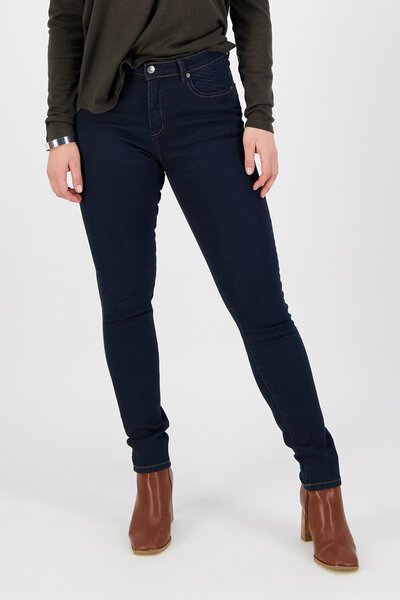 Vassalli Reign Skinny Basket Weave Pocket Jean-shop-by-label-Hello Cyril.