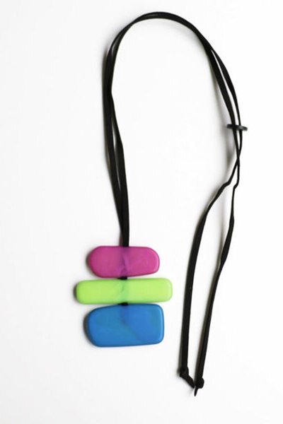 Archer House Block Disc Pendant Necklace-accessories-Hello Cyril.