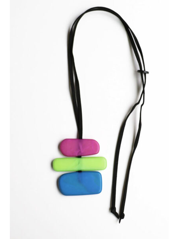 Archer House Block Disc Pendant Necklace