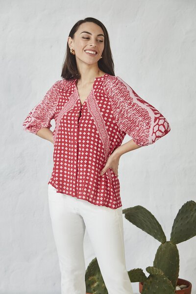 Verge Inspire Blouse-shop-by-label-Hello Cyril.