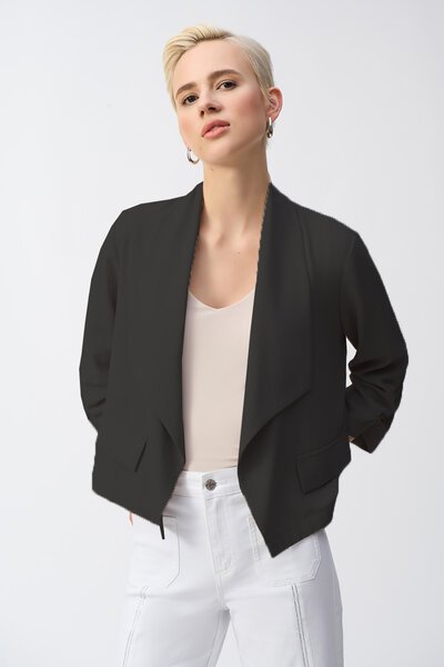 Joseph Ribkoff Shawl Collar Cover Up-shop-by-label-Hello Cyril.