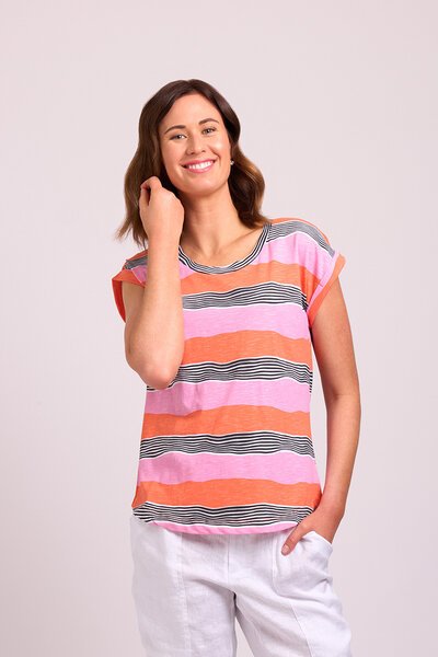 Foil Roll With it Pattern Tee-shop-by-label-Hello Cyril.