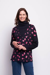 Foil Rib Detail Merino Jumper