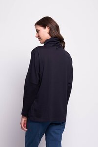 Foil Rib Detail Merino Jumper