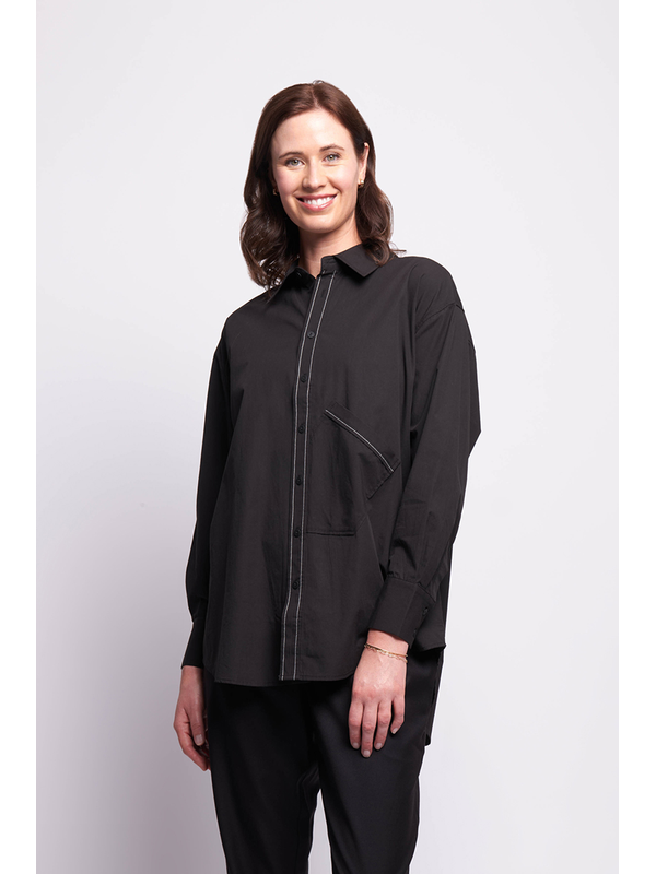 Oh Three Contrast Detail Shirt