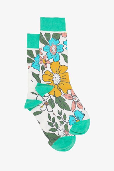 Antler Green Flower Market Sock-gift-guide-Hello Cyril.