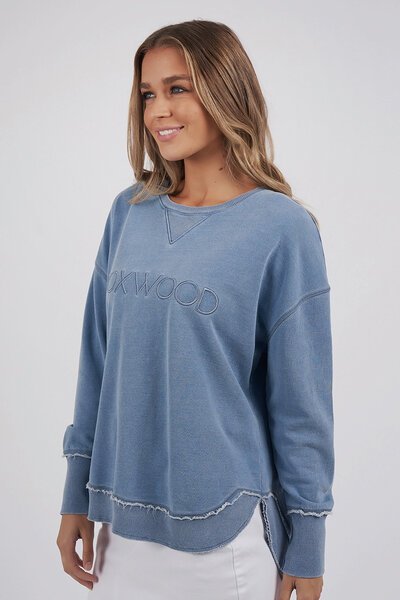 Foxwood Blue Washed Simplified Crew-hc-new-Hello Cyril.