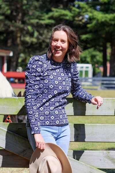 Esplanade Gathered Sleeves Floral Top-shop-by-label-Hello Cyril.