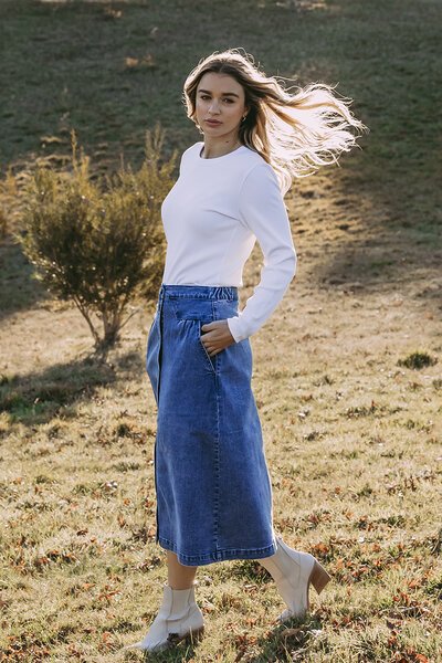 Foxwood Amanda Midi Skirt-hc-new-Hello Cyril.
