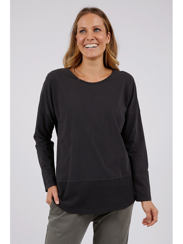 Elm Rib LS Core Tee