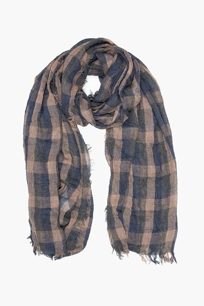 Antler Jackson Mist Check Scarf-gift-guide-Hello Cyril.