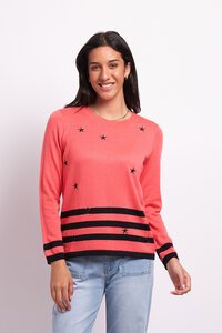 Foil Stars + Stripes Sweater