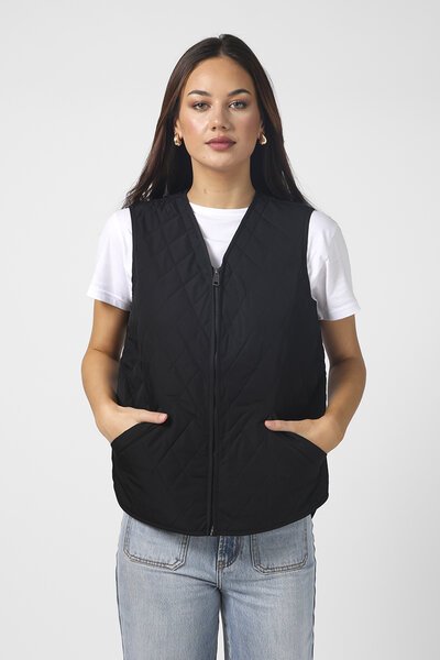 Stella + Gemma Vesta Black Vest-shop-by-label-Hello Cyril.