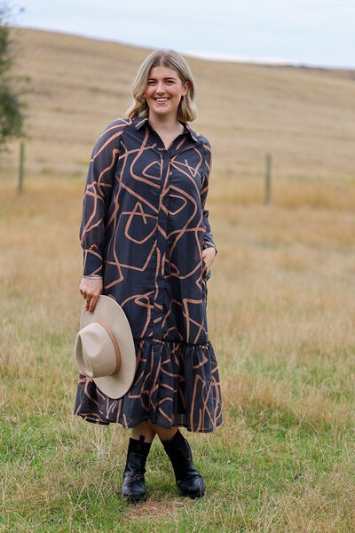 Oh Three Shirt Swing Dress-shop-by-label-Hello Cyril.