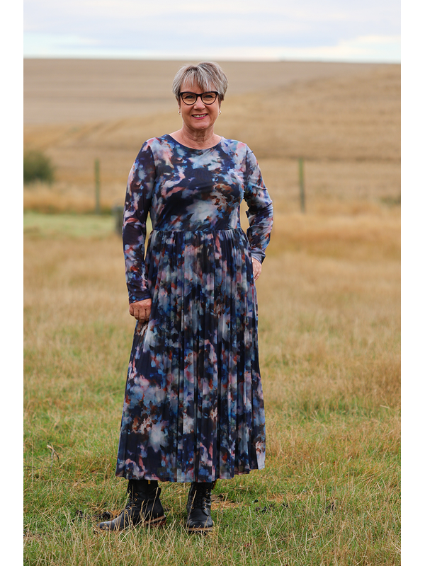 Memo Mesh Maxi Dress