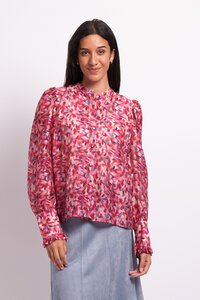 Oh Three Ruffle Neck Shirt