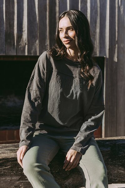 Foxwood Coal Throw On Tee-hc-new-Hello Cyril.