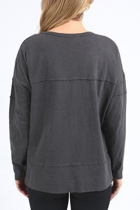 Foxwood Coal Throw On Tee