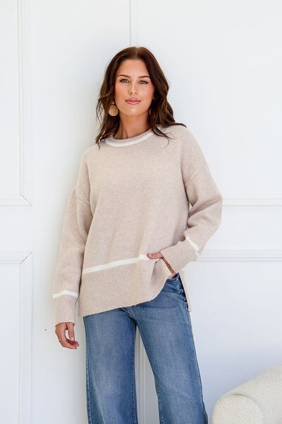 Miss Marlow Contrast Trim Knit-hc-new-Hello Cyril.