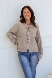 Miss Marlow Bow Tie Front Cardi