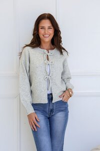 Miss Marlow Bow Tie Front Cardi