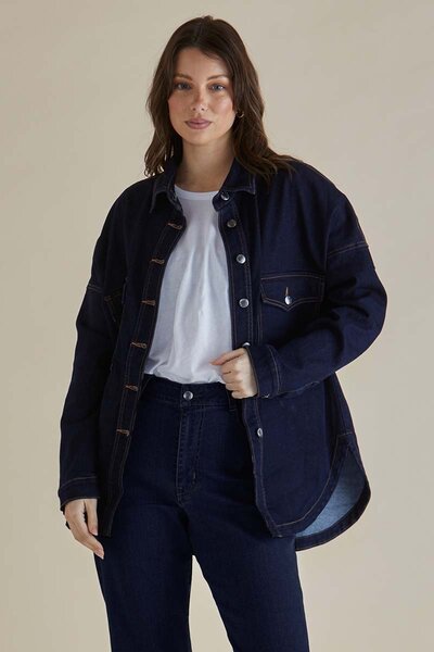 Betty Basics Cherry Denim Shirt-gift-guide-Hello Cyril.