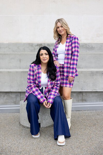 Charlo Azini Checkered Blazer-hc-new-Hello Cyril.