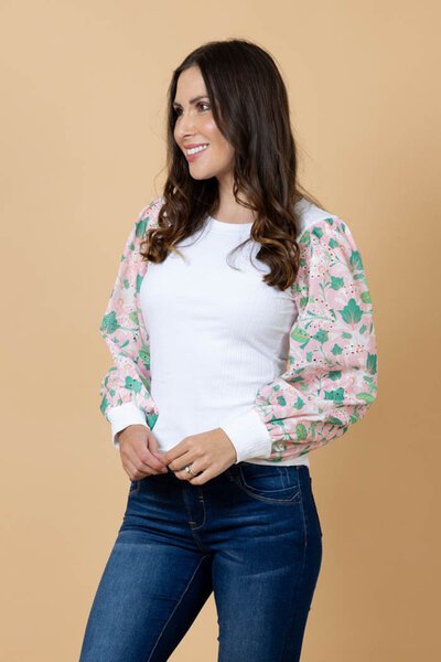Charlo Millie Floral Top-hc-new-Hello Cyril.