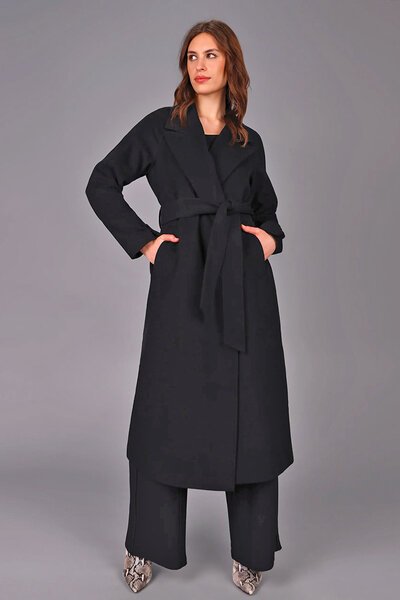 Storm Chief Wool Belted Wrap Coat-hc-new-Hello Cyril.
