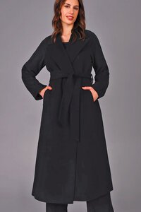 Storm Chief Wool Belted Wrap Coat