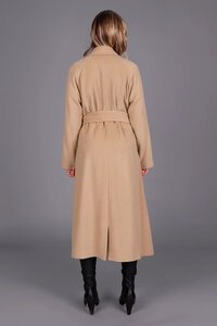 Storm Chief Wool Belted Wrap Coat