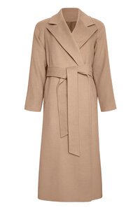 Storm Chief Wool Belted Wrap Coat