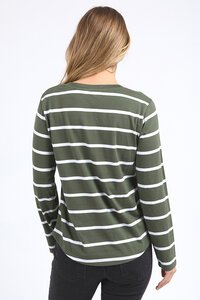Foxwood Manly Vee Stripe Long Sleeve