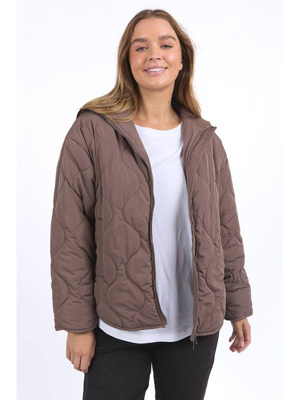 Foxwood Chocolate Mellow Quilted Jacket