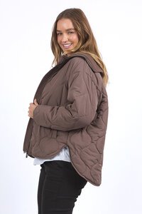 Foxwood Chocolate Mellow Quilted Jacket
