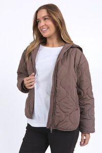Foxwood Chocolate Mellow Quilted Jacket