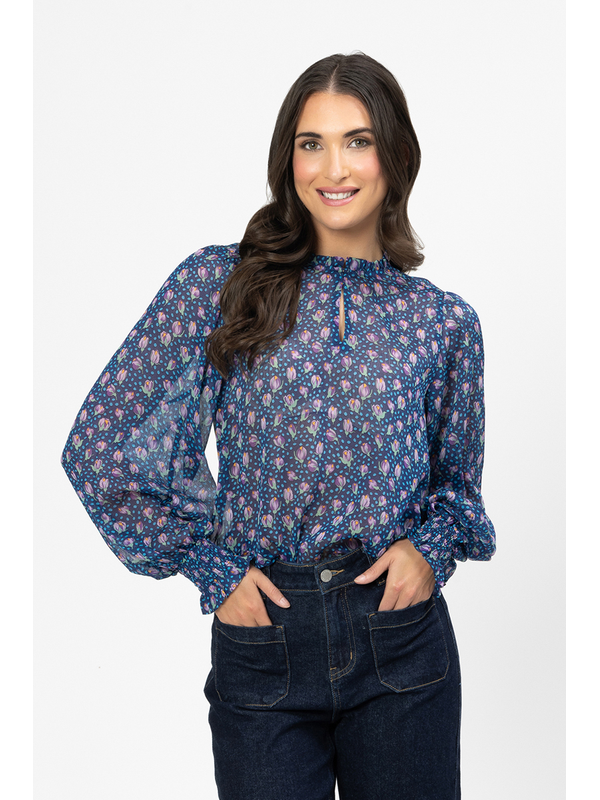 Leila + Luca Tulip Pop Movement Blouse