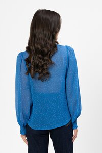 Leila + Luca True Blue Movement Blouse