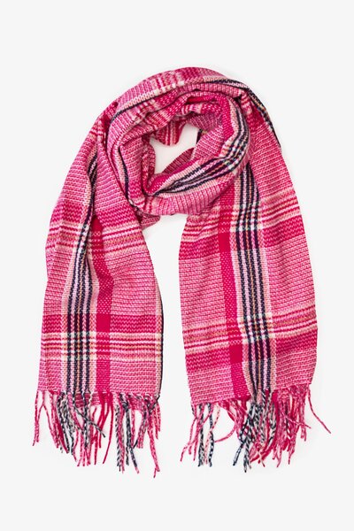 Antler Fuchsia Glen Check Scarf-gift-guide-Hello Cyril.