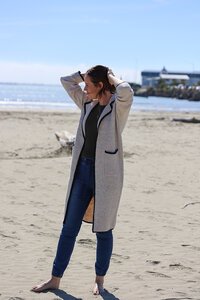 Miracle Contrast Trim Pocket Coat